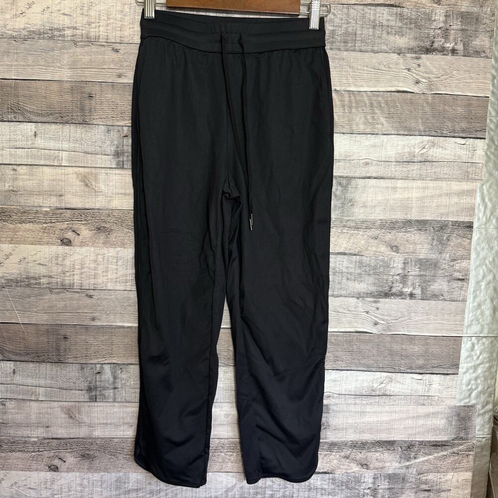 Halara Women's Pants Size XS Petite Black Drawstring Pockets Stretch Nylon